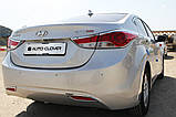 Хром накладки на стопи Hyundai Elantra MD 2010-2012 (Autoclover B701), фото 10