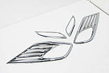 Хром накладки на галогенки Hyundai Elantra 2010-2012 (Autoclover B715), фото 7