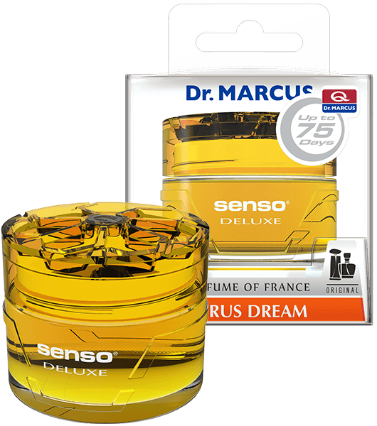 Авто освіжувач Dr. Marcus Senso Deluxe (вибір аромату), Ароматизатор автомобільний (Пахучка в салон авто) MiX Citrus dream