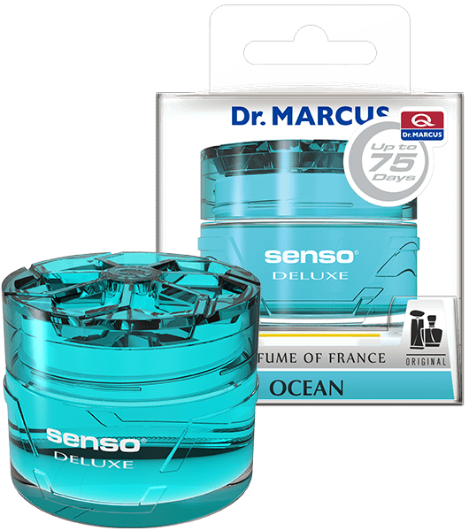 Авто освіжувач Dr. Marcus Senso Deluxe (вибір аромату), Ароматизатор автомобільний (Пахучка в салон авто) MiX Ocean