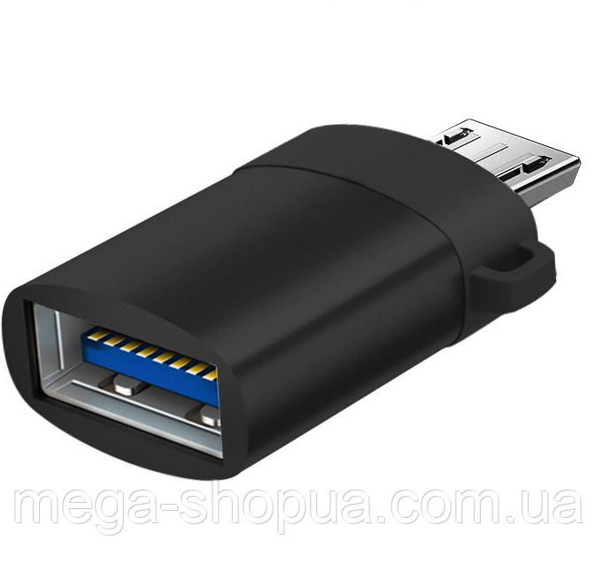 Адаптер OTG micro USB – USB. Перехідник для з'єднання microUSB OTG адаптер V87H