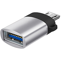 Адаптер OTG micro USB - USB. Переходник для соединения устройств microUSB OTG адаптер V87H