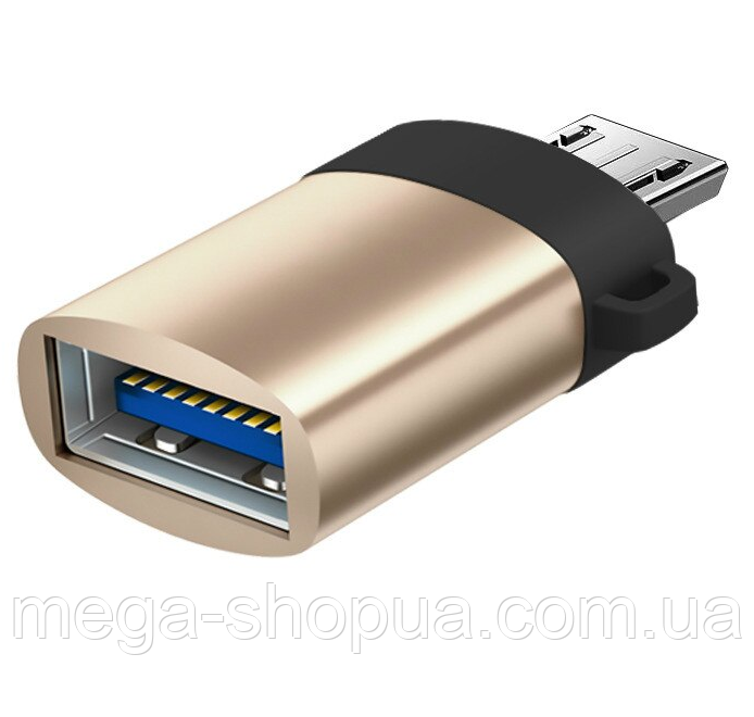 Адаптер OTG micro USB – USB. Перехідник для з'єднання microUSB OTG адаптер V87H