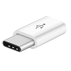 Перехідник адаптер з USB Type-C 3.1 micro USB Білий