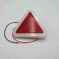 Треугольник неоновый Красный 12-24v