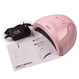 Лампа для манікюру LED+UV Lamp SUN One Pastel Pink, 48 Вт, фото 3