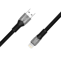 Плоский кабель Kaku KSC-278 USB - Lightning 1.2 m - Black