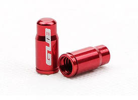 Ковпачки Gub на велосипедні ніпеля Presta, червоні