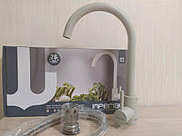 Смеситель для кухонной мойки из нержавеющей стали Imperial 31-107GRA-01 серый