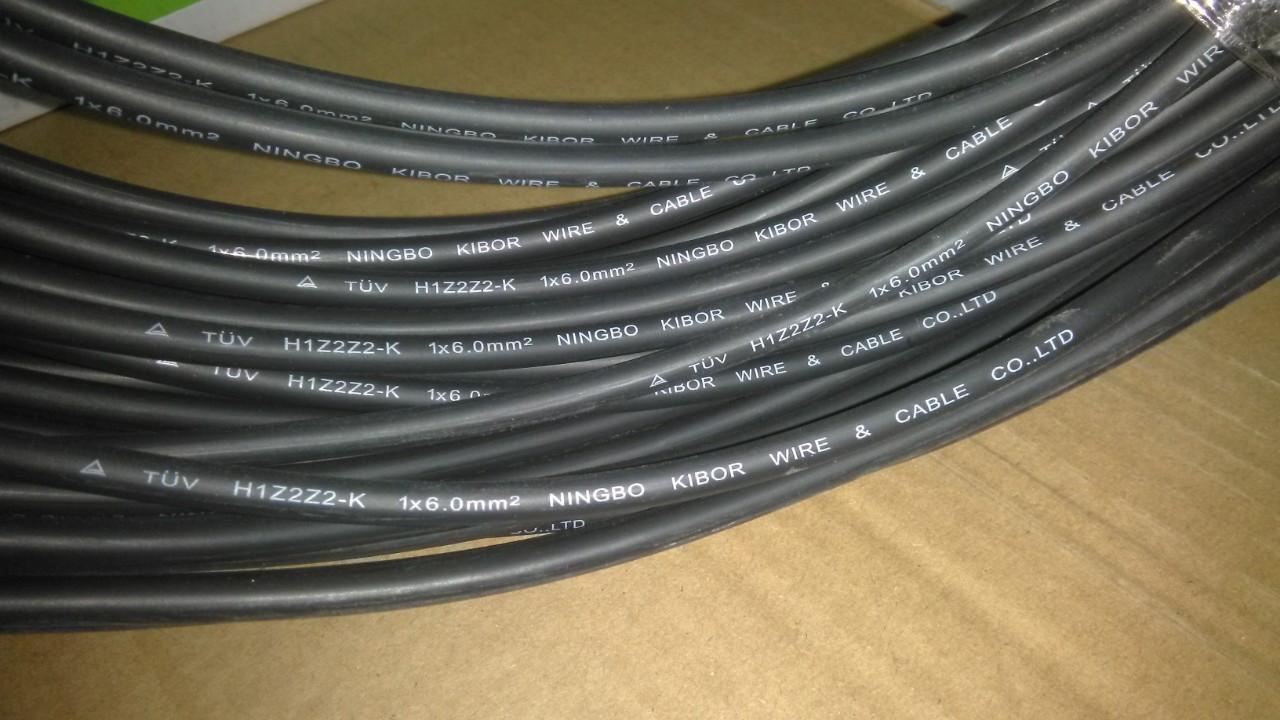 Кабель для сонячних батарей 6 мм² Kibor Wire & кабель