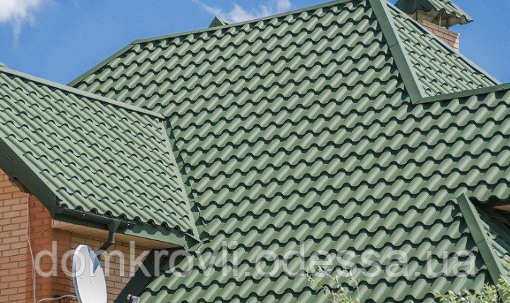 Металочерепиця Альпіна  Premium 0,45 мм матовий Словаччина 140 г/цинку гарантія 10 років