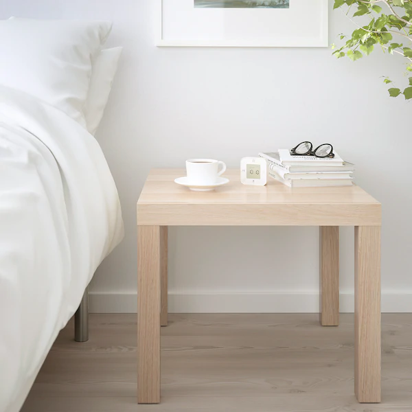 Купити Журнальний столик IKEA LACK бежевий дуб 55x55 см квадратний ...