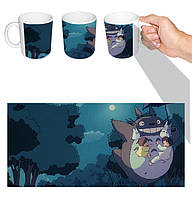 Чашка белая аниме Мой сосед Тоторо (z0094)