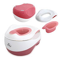 Горшок ступенька Lorelli (Bertoni) WC Transform Pink бело-розовый