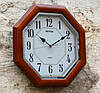 Настінний годинник RHYTHM CMG912NR06 дерев'яний, фото 4