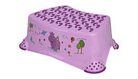 Детская ступенька-подставка для ванной туалета Lorelli (Bertoni) Hippo Liliac фиолетовая