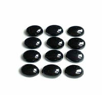 Камень черный оникс 18 х 13 мм
