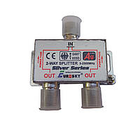 Splitter 1/2-way Power Pass Сплітер (з проходом живлення) Eurosky
