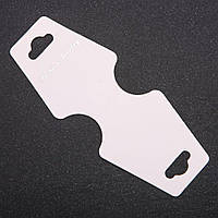 Планшетка під ланцюжок і / або браслет 10х4см картон 200 шт. / Уп. купити біжутерію дешево оптом в інтернеті