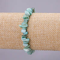 Браслет Перламутр тонований на резинці крихта 7(+-)мм L- 18см купити біжутерію дешево оптом в інтернеті