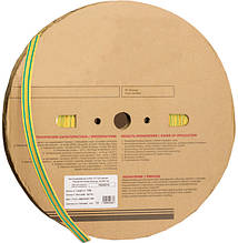 Термоусадочна трубка ТТ2х1 1/0,5 жовто-зелена в рулонах 200м Ny95501218