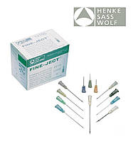 Голка одноразова 21G 0,8*40м L-L FINE-JECT уп/100шт HENKE