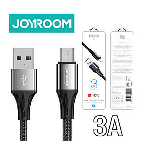 Плетений USB Micro JOYROOM N1 3.0 А Black