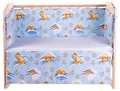 Захист (бортики) в дитяче ліжечко на 4 сторони - 120*60 см / бампер в дитяче ліжечко