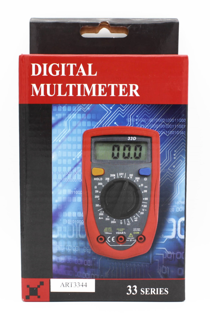 Мультиметр "Digital" (Тестер), UT33D типи вимірювань - DCV, АCV, DCA, АСА, Ом.
