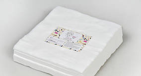 Серветки в пачці Panni Mlada 15 * 15 см (100 шт / пач) спанлейс 40 г / м2, текстура: гладка