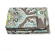 Постільна білизна Королева Ночі (Ранфорс) | Євро комплект | 50х70 | Орнамент на темному, фото 2