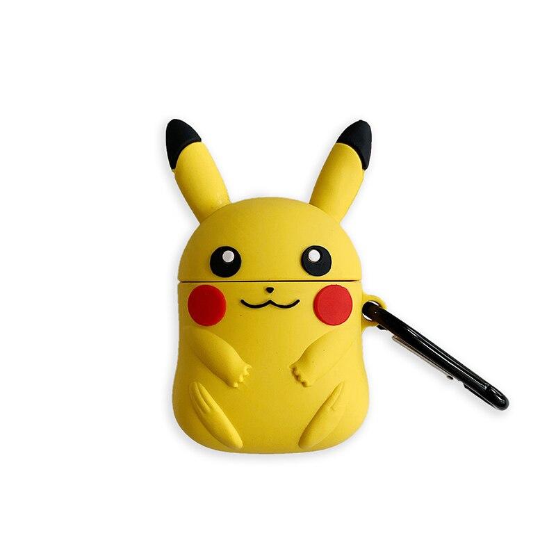 Чохол футляр для навушників Apple AirPods Alitek Pikachu (Пікачу) + карабін (88661), фото 1