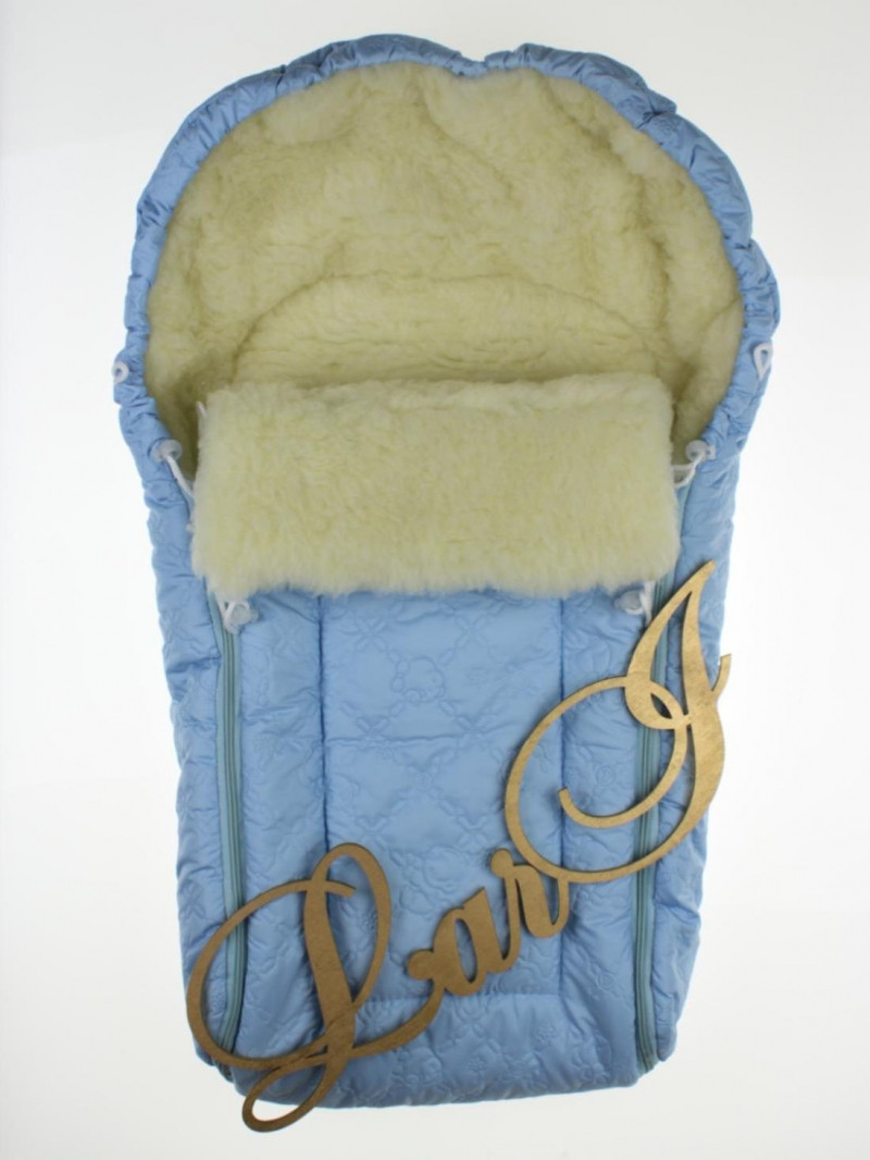 Зимовий конверт у коляску для новонароджених Сніговий, фото 1