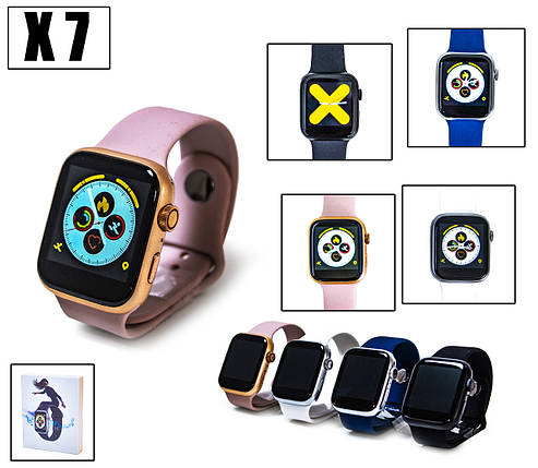 Розумні годинники Smart Watch X7 Рожевий, фото 2