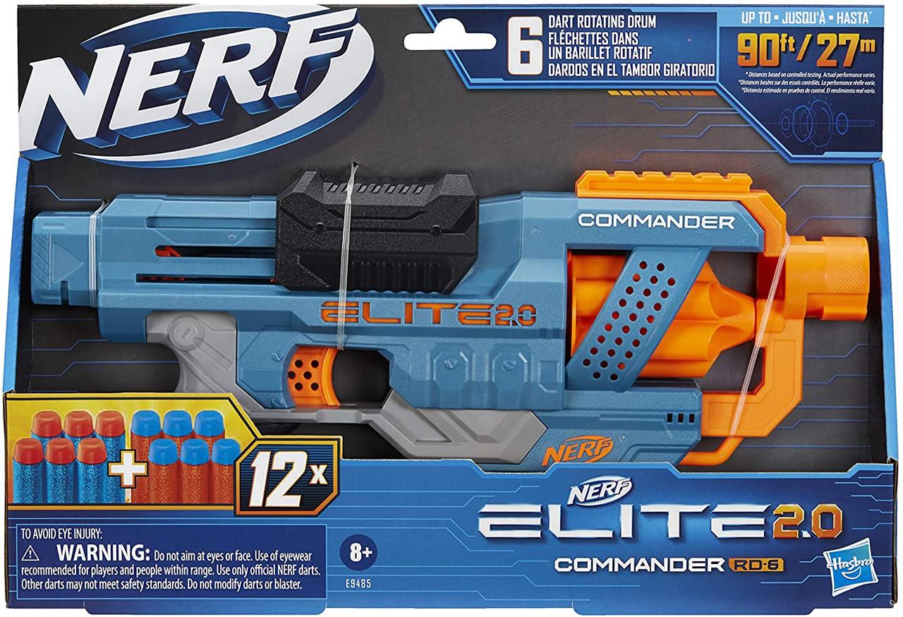 Бластер Нерф Еліт2.0 Коммандер NERF Elite 2.0 Commander RD-6