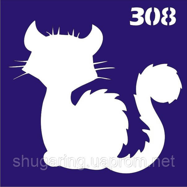 Трафарет для Біо Тату 6*6 308
