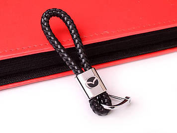 Брелок  Mazda джгут з екошкіри