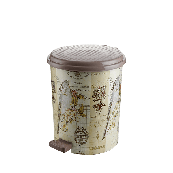 Педальне відро для сміття 11 л "Птах" Elif Plastik