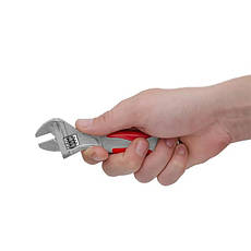 Ключ розвідний Intertool XT-0015 150мм ізольована рукоять, фото 3