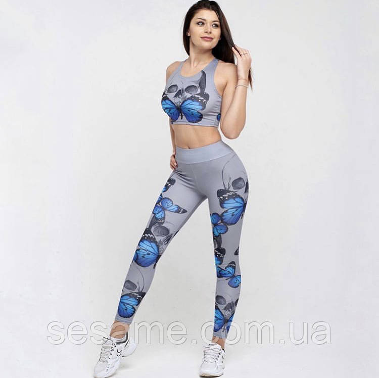 Жіночі лосини та топ для фітнесу
