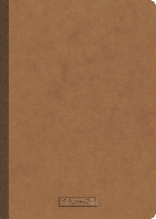 Блокнот А5 коричневый нелинованный FACT!plus 96 листов Brunnen