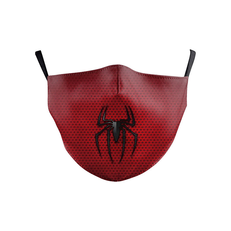 Захисна маска на обличчя багаторазова Людина Павук Spider Man, фото 1