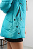 Зимова жіноча куртка з пісцевим опушенням., фото 2