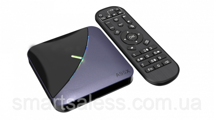 Смарт-ТВ-приставка A95X F3 Air Android TV Box 2Gb + 16Gb можливість під'єднання Аеромоші