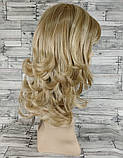 Перука середньої довжини для жінок блонд 421-H16-613, фото 2