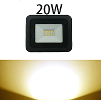 Світлодіодний прожектор 20 Вт 3000 К тепле світло IP65 Sunlight