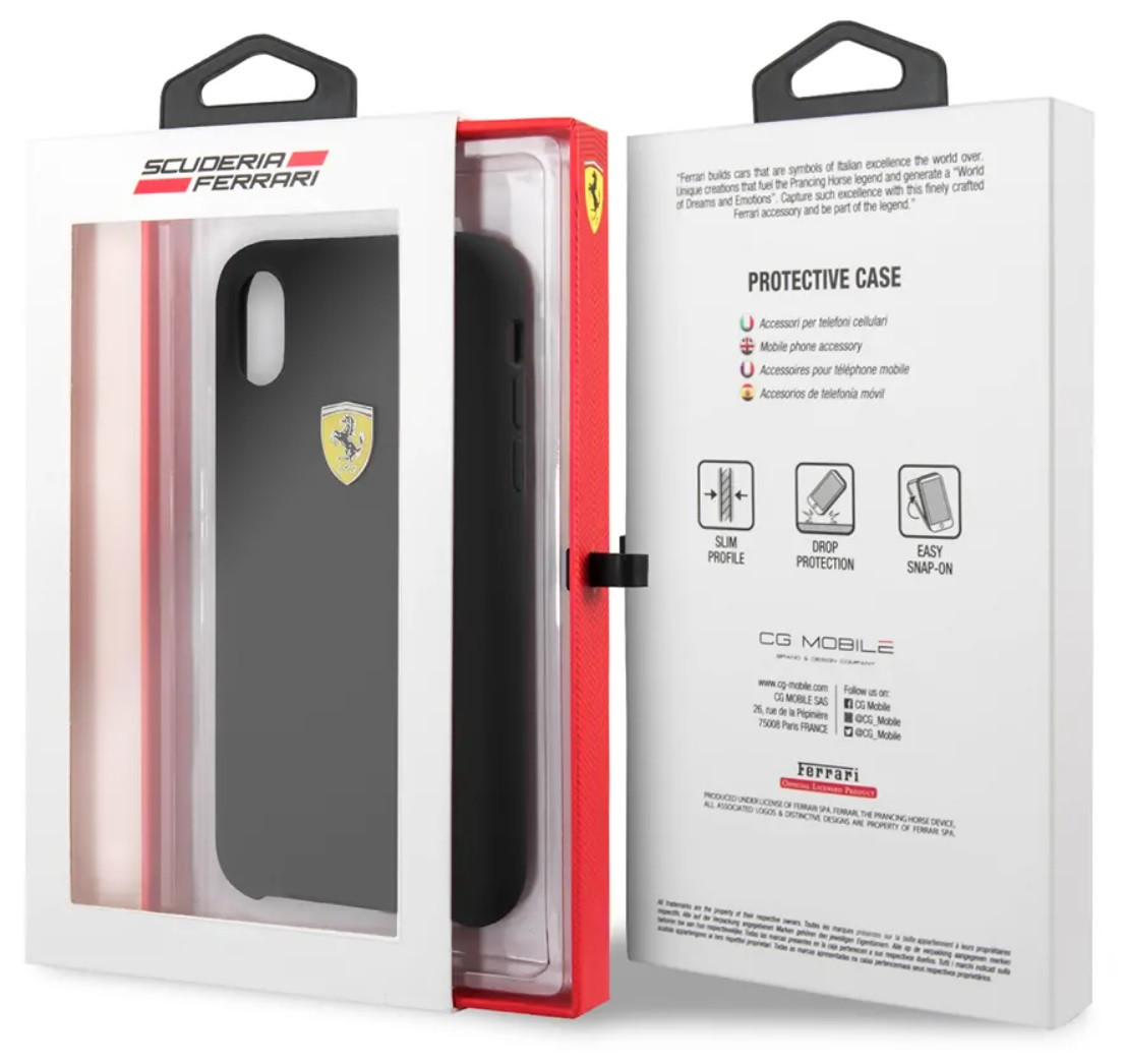 Силіконовий чохол Ferrari CG Mobile Apple iPhone XS Max