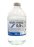 Натрий хлорид 0,9% 400 мл O.L.KAR, натрій хлорид, ізотонічний розчин, фіз розчин