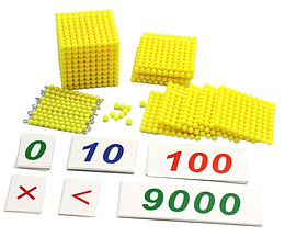 Дидактичний матеріал для лічби Монтессорі «Банк»