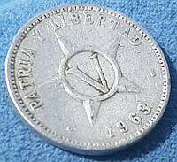 Монета Куба 5 сентаво, 1963 року
